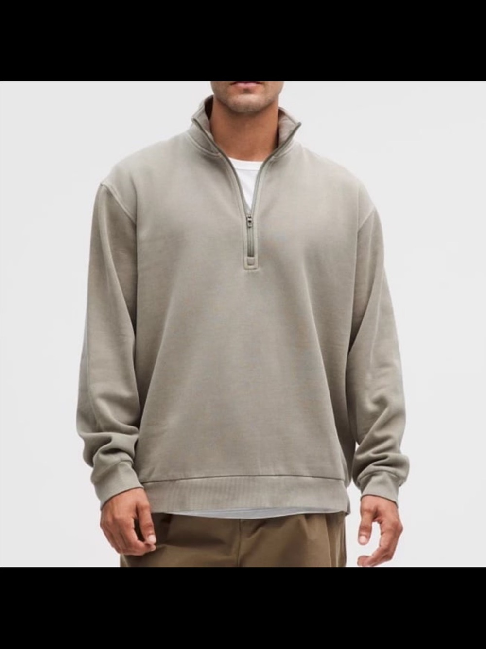 Men’s Lululemon Steady State Half Zip Small